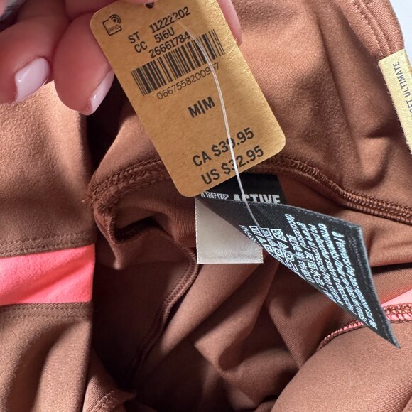 PINK Active Bike Shorts New With Tags, Victoria's Secret, Brown Soft Ultimate, M - Picture 4 of 9
